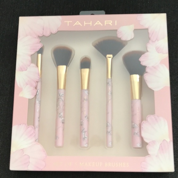 TAHARI  SET OF 5 MAKEUP BRUSHES - Picture 3 of 7